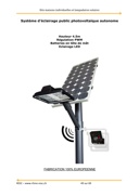 Kit solaire et lampadaires